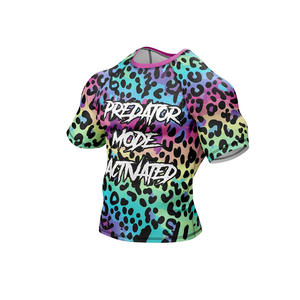 Nueva llegada: Rashguards para mujer para entrenamiento en gimnasio, Rashguard de BJJ personalizado de alta calidad, personalizado para OEM con logo personalizado. - Product Image 6