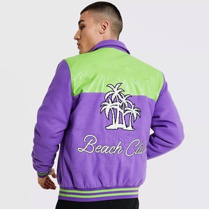 New Arrival Custom Print Embroidered Varsity Jackets Custom <b>Men</b> Baseball Jacket Oversized Jacket For <b>Men</b> - Product Image 4