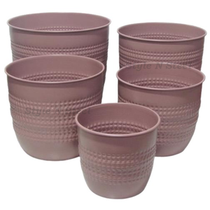 Maceta de Hierro con Recubrimiento en Polvo, Duradera, Multiusos, para Interiores, con Drenaje - Product Image 1