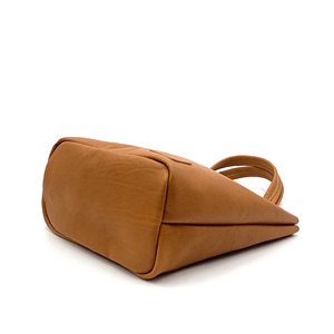 Bolso de Mano Tipo Cubo Pequeño de Cuero Genuino Verde, Bolso Tote para Mujer con Cierre de Botón para Compras Diarias y Viajes, Modelo Japonés 510318 - Product Image 4