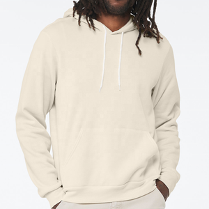 Sweat à capuche en polaire polyester/coton pour homme, impression graphique personnalisée, motif uni d'hiver, sérigraphie, coupe régulière - Product Image 1