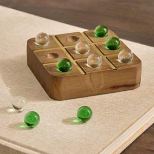 Marble tic tac toe marble game luxury tic tac toe decorative <b>board</b> game modern tabletop game marble decor luxury game <b>set</b> coffee - Product Image 3