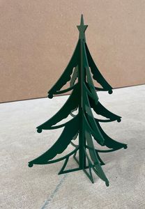Decoraciones Metálicas para Árbol de Navidad, Diseño de Estrella Recortada, Centro de Mesa Moderno para Decoración Navideña - Product Image 1