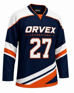 Nouveau style OEM, maillot de hockey sur glace en maille polyester personnalisé pour joueurs professionnels, maillot de hockey sur glace sur mesure pour hommes - Product Image 3