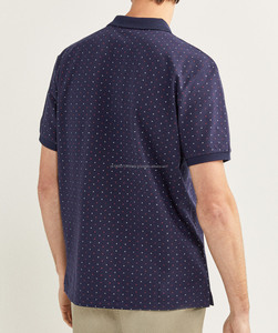 Polos de golf personalizados de alta calidad para hombre, camisetas de polo informales de manga corta con logotipo bordado personalizado de talla grande - Product Image 3