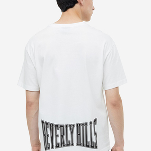 Camiseta Personalizada con Logotipo en 3D, Impresión Digital, Resistente al Viento, 320 g/m², 100% Algodón, Unisex, Talla Grande, para Hombre - Product Image 4