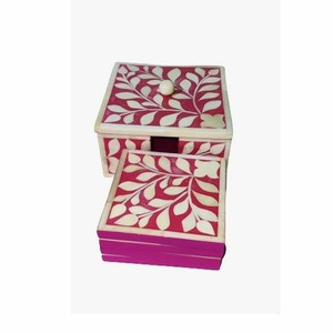 แผ่นรองแก้วและแผ่นรองจานแบบฝังลายกระดูกสไตล์คลาสสิก - Product Image 5
