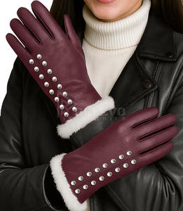 Guantes de Motocicleta de Cuero Reflectantes de Seguridad, Alta Visibilidad para Conducción Nocturna, Equipo de Protección para Carreras, Logotipo Personalizado de Fábrica - Product Image 6