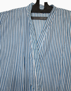 Bata Kimono de Algodón 100% Tejido Transpirable con Estampado de Dibujos Animados para Mujer, Camisón de Verano Hecho a Mano ODM con Cuello en V y Cintura Elástica, Largo Completo/Hasta la Rodilla - Product Image 6