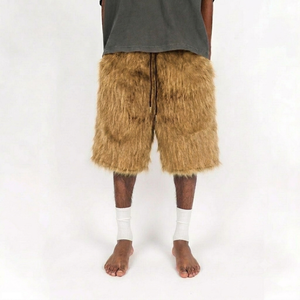 Shorts en molleton OEM pour hommes, taille élastique, style décontracté, production de vêtements personnalisés - Product Image 6