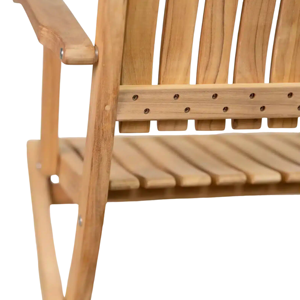 Adjustable Folding Teak Wood Modern Luxury Waterproof <b>Stackable</b> Outdoor <b>Garden</b> Dining <b>Chair</b> for Patio & Park Use - Product Image 4