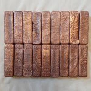 Custom 1000 Grams 99.9% Pure Non-Alloy Square Copper <b>Bars</b>/plates High-quality Ingot Welding for Investment/Collection Metal - Product Image 1