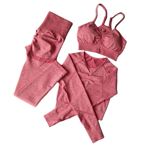 Nouveaux ensembles de sport pour femmes et filles : Soutiens-gorge de sport ajustables, leggings et ensembles de yoga pour la course et la gym - Product Image 1