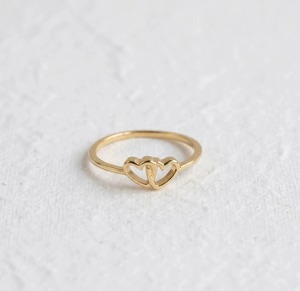 Rose Gold Bezel Setting Heart Shape 925 <b>Silver</b> Eternity <b>Band</b> Unisex Romantic Everyday Wear <b>Ring</b> - Product Image 2