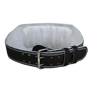 High performance leather gym belt weightlifting waist support bodybuilding powerlifting heavy duty durable fitness gear - Product Image 2