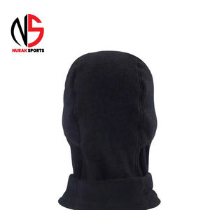 Balaclava noire unisexe à motif uni, taille personnalisable, pour affichage intégral du visage, vente en gros chez Nurak Sport - Product Image 5