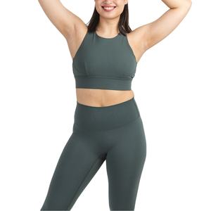 ชุดโยคะสำหรับผู้หญิง ราคาขายส่ง คุณภาพพรีเมียม ระบายอากาศได้ดี เป็นมิตรต่อสิ่งแวดล้อม เหมาะสำหรับฟิตเนสและออกกำลังกาย ปรับแต่งได้ มีเชือกผูกด้านหน้า - Product Image 3