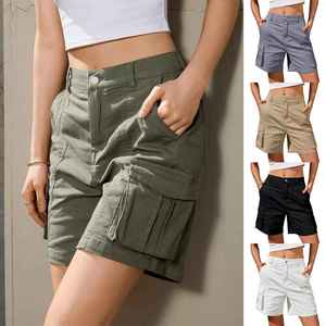 Shorts Cargo para Mujer de Diseño Moderno Premium, Transpirables, Impermeables, de Secado Rápido, con Logotipo Personalizado, Corte Holgado, Estilo de Moda para Toda Temporada - Product Image 4