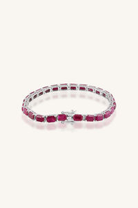 <b>Ruby</b> <b>Bracelet</b> in 92.5 Sterling Silver KLSB-20637 - Product Image 3