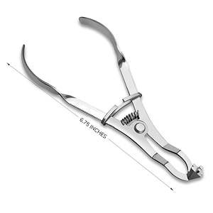 คีมจับยางกันน้ำลายคุณภาพสูงแบบแมนนวล ทำจากเหล็กกล้า สำหรับเครื่องมือทันตกรรมสำหรับงานบูรณะฟัน - Product Image 2