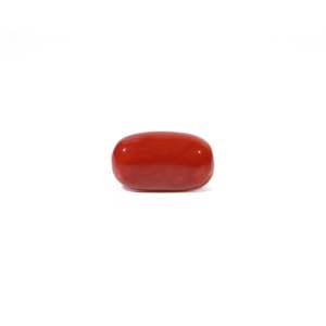 Natural Red Coral Loose Gemstone 4.67 Carat Certified Wholesale Raw - Product Image 1