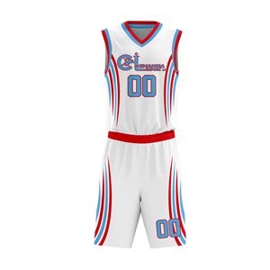 Conjunto de Uniforme de Baloncesto Profesional Personalizado, Camiseta y Pantalones Cortos Transpirables, Talla Grande, Tejido que Absorbe la Humedad, Cómodo - Product Image 1