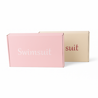 Boîte cadeau rigide de luxe avec logo personnalisé pour maillot de bain bikini et emballage de vêtements