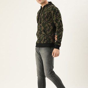 High Quality Men's Camouflage Hooded Sweatshirt Regular Fit Cotton French Terry Casual Autumn Wear - Product Image 5