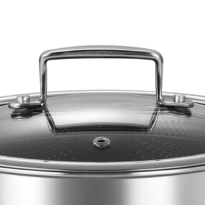 Premium Stainless Steel Sauce <b>Pan</b> With Glass Lid For Modern Kitchen Cooking And Daily Food Preparation - Product Image 3