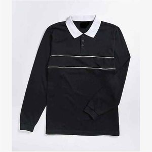 Polo à manches longues pour homme de qualité professionnelle, service OEM - Product Image 6