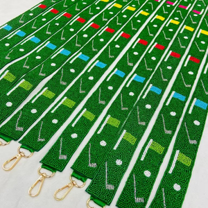 Elegant Women's Handmade <b>Beaded</b> Straps Star Pattern Canvas Lining Embroidery Chain Decoration <b>Large</b> Capacity Durable Outdoor - Product Image 1