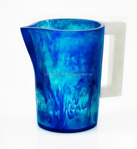 Mug géométrique en résine fait main, motif de Noël moderne, abstrait, pour la maison, l'hôtel, les cadeaux, vente en gros - Product Image 2