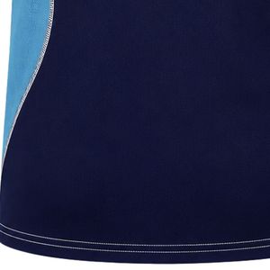 Maillot de rugby bleu marine pour femme, manches courtes, uniforme d'équipe, tenue de sport, entraînement, match, vêtements de sport en plein air - Product Image 5