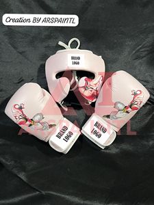 Conjunto de Boxeo Personalizado de Alta Calidad Estilo Ganador con Estampado Personalizado de Majin Buu, Kit de Guantes de Boxeo Profesionales para Combate - Product Image 3