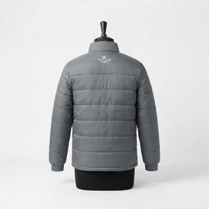 Vestes matelassées d'hiver pour hommes avec logo personnalisé, vente en gros, design décontracté, respirantes, à capuche, pour l'extérieur - Product Image 3