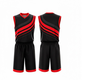 Conjunto de Uniforme de Baloncesto de Diseño Personalizado, Sublimación Completa, Tela Transpirable para Camiseta y Pantalones Cortos para Hombre y Mujer - Product Image 2