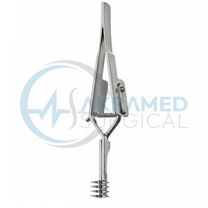 Retractor de Piel Heiss de Alta Calidad, 10 cm, Acción Cruzada, 4x4 Puntas, Acero Inoxidable, Instrumento Quirúrgico, Certificado CE - Product Image 2
