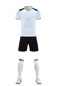 Conjunto de Uniforme de Fútbol Personalizado, Multicolor, Manga Corta, Antibacteriano, Secado Rápido, Transpirable, Ropa de Equipo, Fabricante OEM - Product Image 4