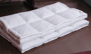 Protège-matelas matelassé blanc en microfibre solide rafraîchissante 400TC toutes saisons pour usage domestique, lavable en machine - Product Image 5