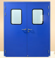 Puerta de Purificación de Diseño Simple Fabricada en Acero, Puerta de Limpieza, Puerta Manual