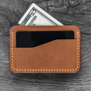 Custom Genuine Leather <b>Card</b> <b>Holder</b> Portable Minimalist RFID Credit <b>Card</b> Case Slim Pocket Business <b>Wallet</b> LCH-0185 - Product Image 2