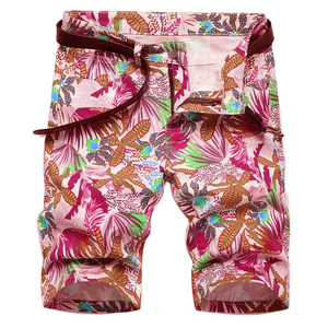 Pantalones Cortos de Verano Ligeros, Ajustados, Cómodos, de Mezcla de Algodón Suave, para Actividades al Aire Libre y Uso Diario, de Secado Rápido, para la Playa - Product Image 1
