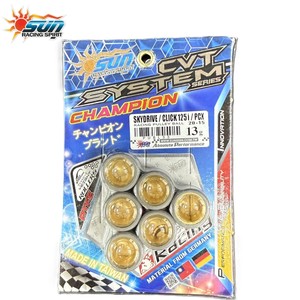 Galets de variateur SUN RACING WRL2015-13 20x15mm 13G pour transmission de scooter PCX CLICK125I SKYDRIVE125 (6 pièces) - Product Image 5