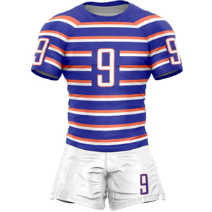 Ensembles d'uniformes de rugby de qualité supérieure en gros, logo personnalisé, 100% polyester, séchage rapide, respirant, unisexe, adulte, prix abordable - Product Image 1