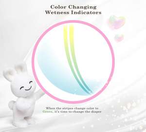 ผ้าอ้อมญี่ปุ่น KAO Merries ดูดซับได้ดีเยี่ยมระบายอากาศได้ดีเป็นมิตรกับสิ่งแวดล้อมเทป NB72ทารกแรกเกิดจำนวนมาก/ขายส่ง - Product Image 2