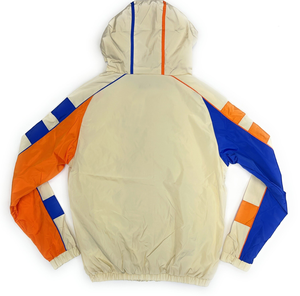 Wholesale 100% Cotton Printed Solid Jogging Tracksuit Men's <b>Zip</b>-<b>Up</b> <b>Jacket</b> Nylon Windbreaker Custom Logo Streetwear Plus Size - Product Image 2