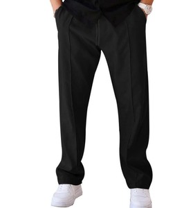 Pantalon de jogging décontracté pour homme, léger, respirant, à séchage rapide, 100% coton, taille mi-haute, coupe droite et ample, idéal pour le sport et le fitness - Product Image 5
