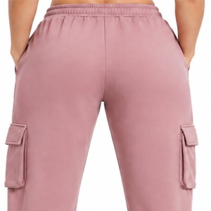 Pantalon de jogging personnalisé pour femme, style cargo décontracté, poches latérales à la taille, tissu doux, coupe confortable, taille ajustable, à porter sur le côté, pour femme - Product Image 5