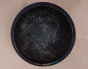 Bol en résine fait main personnalisé avec un élégant motif marbré en résine époxy émeraude - Product Image 1