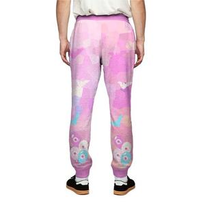 Pantalon de jogging en molleton imprimé pour homme, taille élastique avec cordon de serrage, motif sublimation, décontracté, respirant, en polyester, pour l'automne - Product Image 4